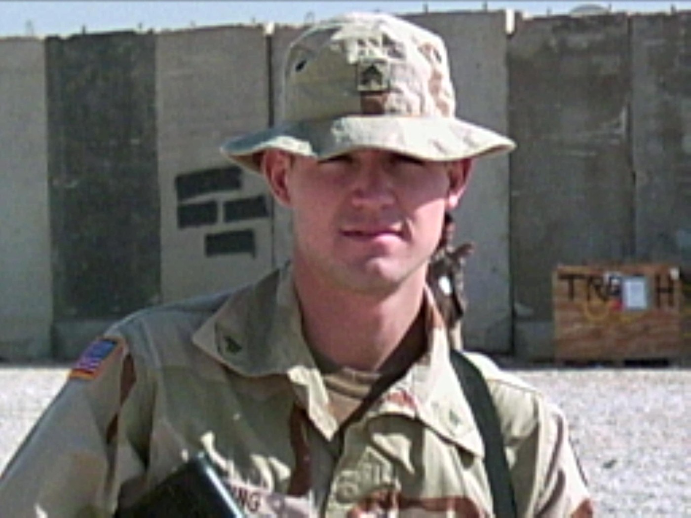 VETDD214 founder Nathan King during military service